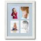 ArtToFrames Collage Photo Picture Frame with 4 - 4x6 inch Openings, Framed in White with Over 62 Mat Color Options and Regular Glass (CSM-3966-2)